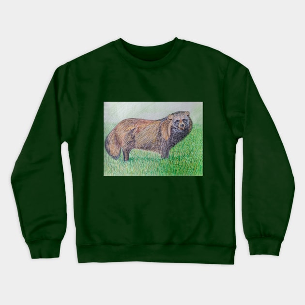 Raccoon dog Crewneck Sweatshirt by An.D.L.